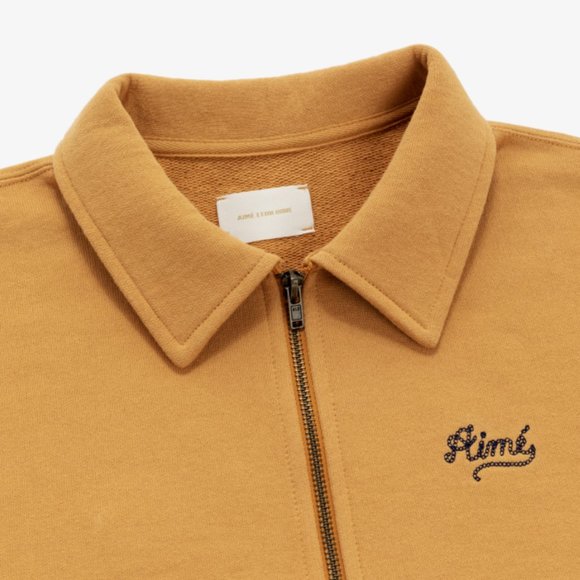 Aime Leon Dore Chain Stitch Quarter Zip Sweatshirt F/W 21 - Picture 3 of 5